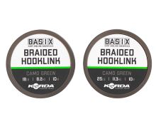 Korda Náväzcová Šnúra Basix Braided Hooklink Camo Green 10 m (3)