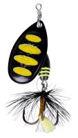 Savage Gear Blyskáč Rotex Spinner Black Bee-Veľkosť 2 4 g