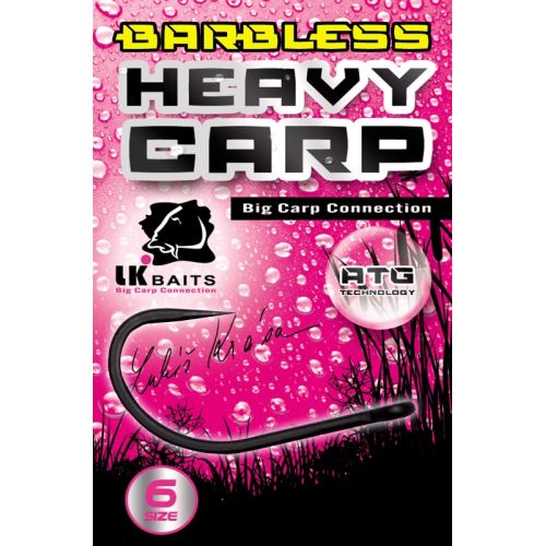 LK Baits Háčiky Heavy Carp Barbless Bez Protihrotu - Veľkosť 6