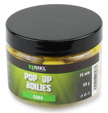 Nikl plávajúce boilies corn žltá - 10 mm 20 g