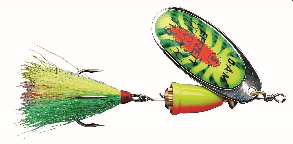 Dam rotačka effzett spinner dressed fire shark - 8 g