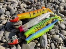 Black Cat Gumová Nástraha Cat Pelagic Firetiger 27 cm 60 g (3)