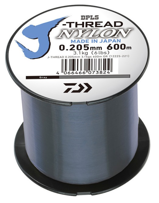 Daiwa vlasec j-threads dpls grey 600 m - 0,205 mm 3,10 kg