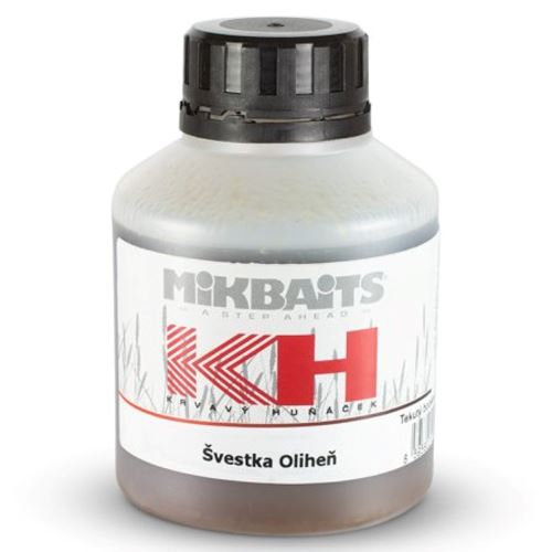 Mikbaits Booster Krvavý Huňáček Slivka Oliheň 250 ml