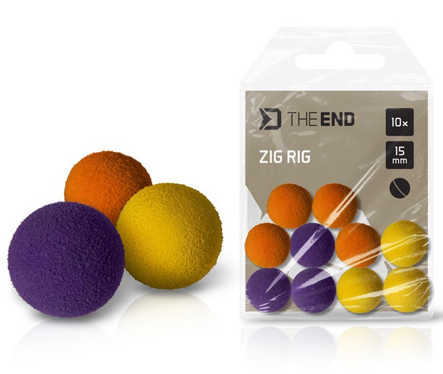 E-shop Delphin penové plávajúce boilie theend zig rig mix farba 10 ks - 15 mm