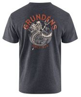 Grundéns Tričko Dead Reckoning SS T-Shirt Heather Charcoal - XL