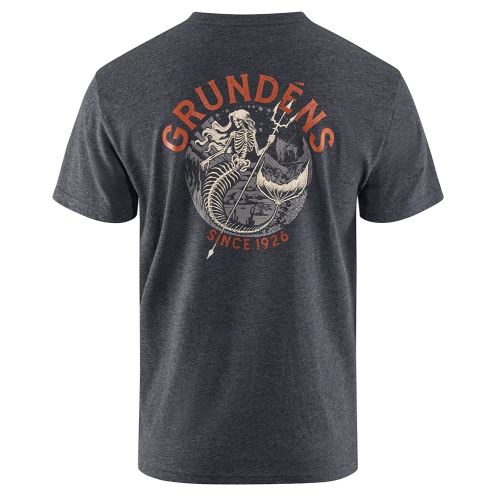 Grundéns Tričko Dead Reckoning SS T-Shirt Heather Charcoal