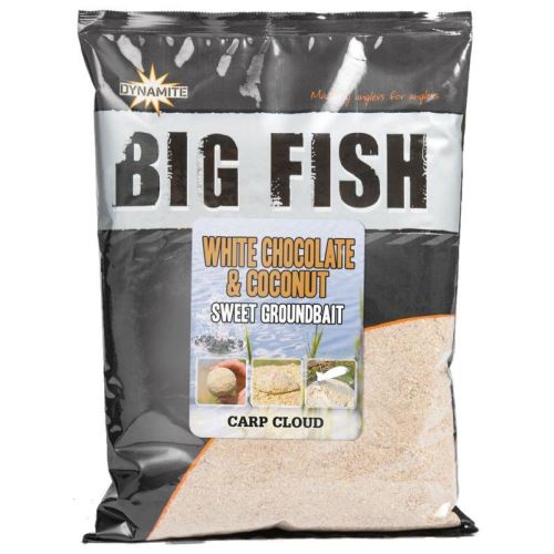Dynamite Baits Krmítková Zmes Groundbait Big Fish White Chocolate And Coconut - 1,8 kg