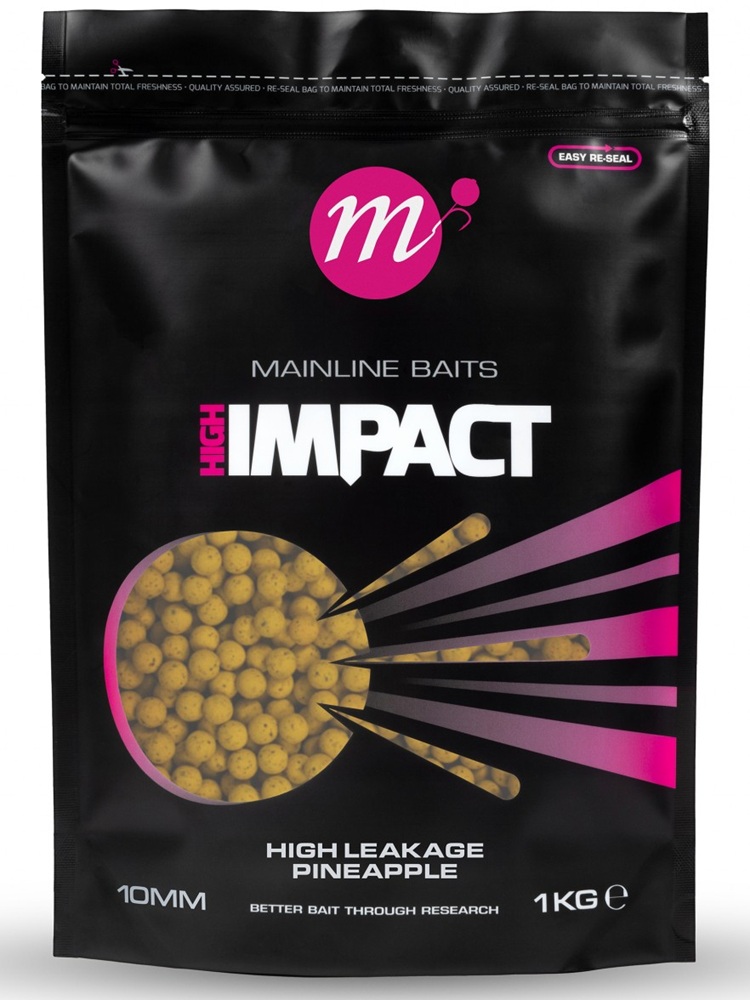 Mainline boilie hi impact high leakage pineapple 1 kg - 20 mm