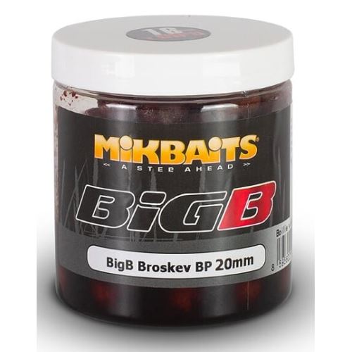 Mikbaits Boilies Legends V Dipe BigB Broskyňa Black Pepper 250 ml