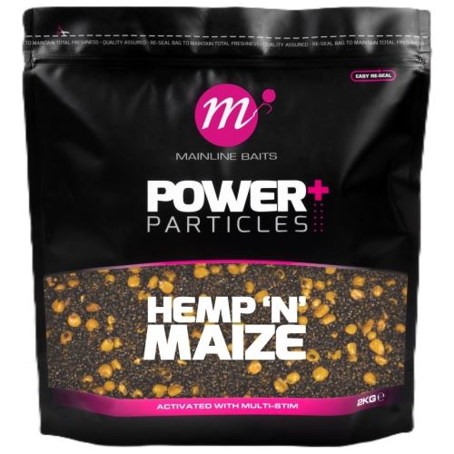 Mainline Ochutený Partikel Power+ Hemp 'N' Maize 2 kg