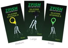 Zfish zarážky silicone stopper Číre 15 ks (1)