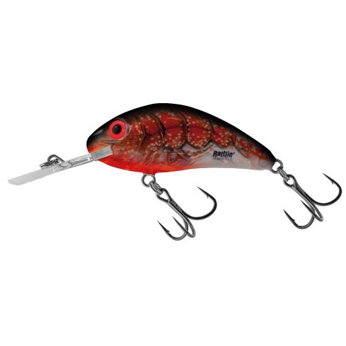 Salmo Wobler Rattlin Hornet Clear Floating Clear Bleeding Craw - 4,5 cm 6 g