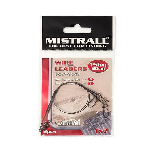 Mistrall Oceľové Lanko Wire Leaders 20 cm