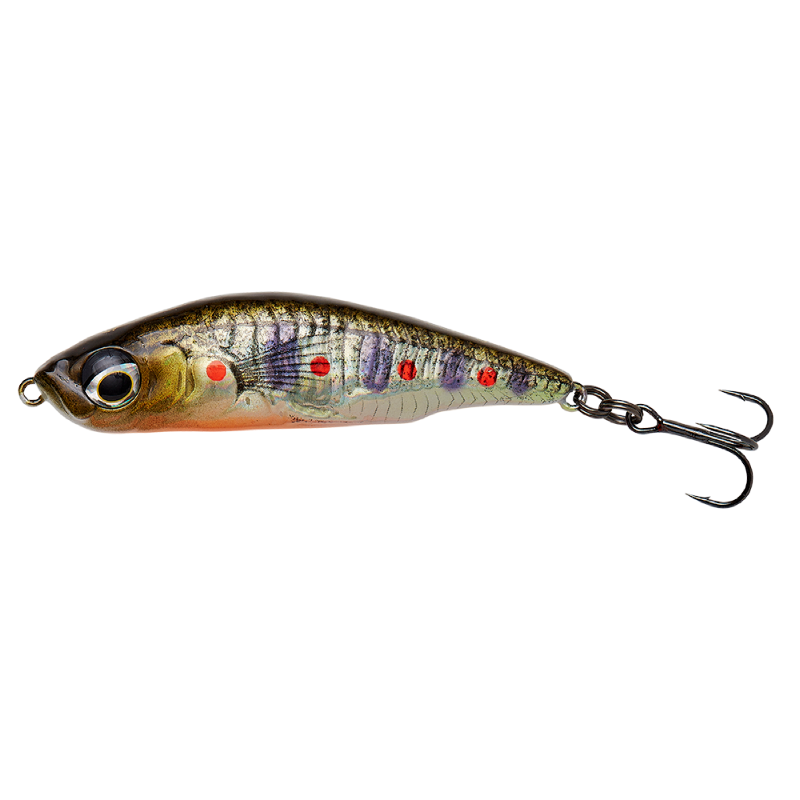 Savage gear wobler 3d sticklebait pencil sinking brown trout smolt - 7,5 cm 13 g