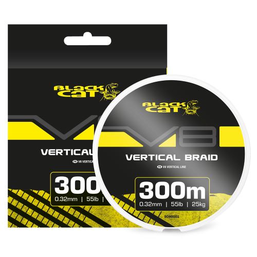 Black Cat Splietaná Šnúra V8-Line 300 m