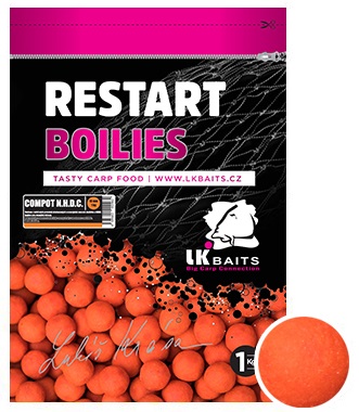 Lk baits boilie restart compot nhdc - 1 kg 20 mm