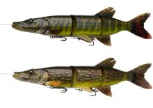 Savage Gear Gumová Nástraha 4D Line Thru Pike Dotted Pike (1)