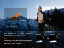 Fenix Nabíjacia Čelovka HL32R-T Blue (8)