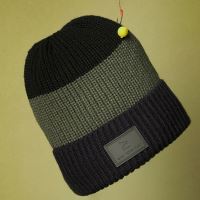 One More Cast Čiapka Big Head Beanie - Black Stripe (1)