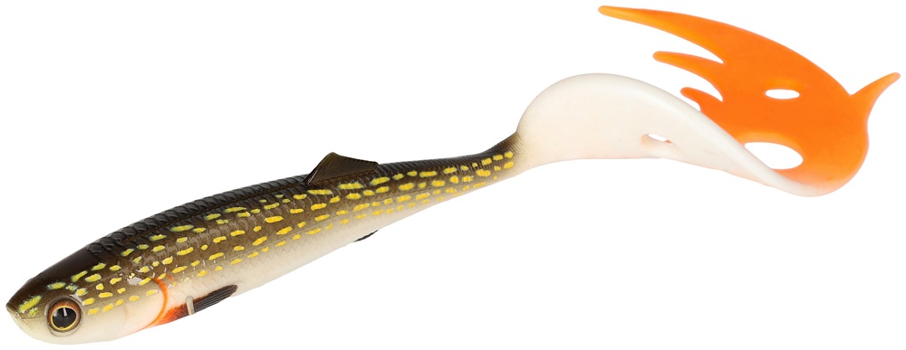 Mikado gumová nástraha sicario pike tail pike balenie - 18 cm 29 g 2 ks