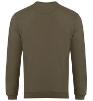 Korda Tričko s Dlhým Rukávom Patch Crewneck Dark Olive (1)