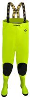 PROS Brodiace Nohavice MAX Fluo Žlté 43