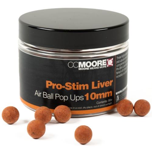 CC Moore Plávajúce Boilie Pro-Stim Liver Pop Ups 12 mm