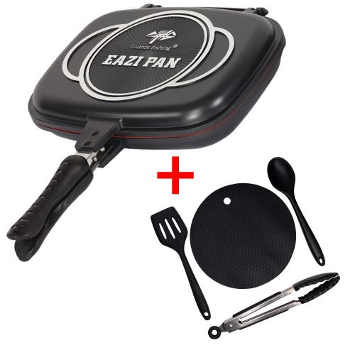 Giants Fishing Panvica Na Varenie Eazi Pan Large + Sada Silikónového Náčinia Eazi Utensil Set