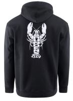 Grundéns Mikina Eat Your Words DWR HD Hoodie Black Lobster Graphic