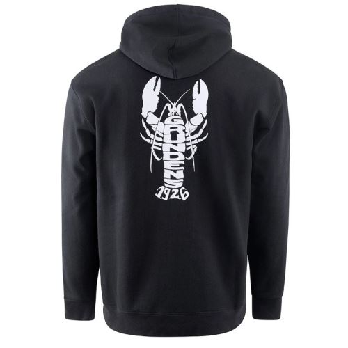 Grundéns Mikina Eat Your Words DWR HD Hoodie Black Lobster Graphic