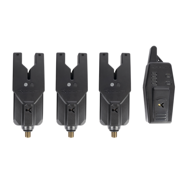 Korum sada signalizátorov kri remote alarm set - 3+1.
 Ak chcete signalizátor spárovať s príposluchom, postupujte podľa týchto pokynov.