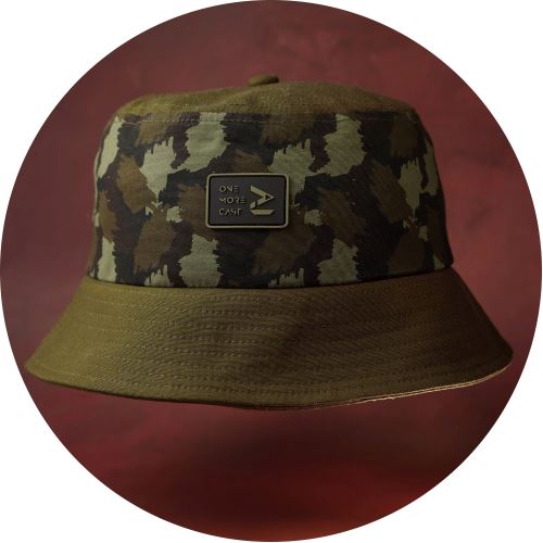 One More Cast Klobúk Splash Leaf Bucket Hat