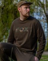 Fox Tričko Long Sleeve Khaki Camo T Shirt (2)