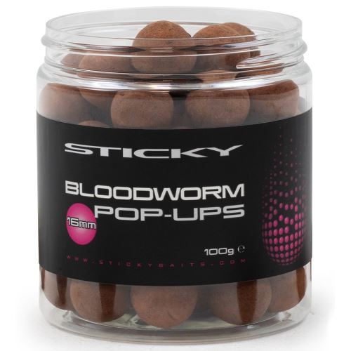 Sticky Baits Plávajúce Boilies Bloodworm Pop-Ups 100 g