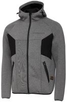 Savage Gear Mikina Tec Foam Zip Hoodie Dark Grey Melange
