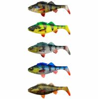 Savage Gear Gumová Nástraha 4D Perch Shad Green Silver - 12,5 cm 20 g (3)