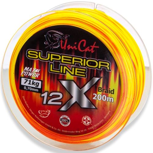 Uni Cat Splietaná Šnúra 12 X Superior Line 200 m