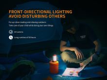 Fenix Nabíjacie Svietidlo CL26R Červená (13)