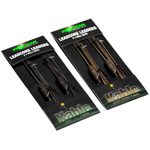 Korda Olovená Montáž Leadcore leader Heli Safe 1 m 2 ks