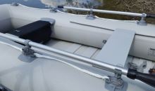 Sportex Nafukovací Čln SHELF 270F Lamelová Podlaha s Úchytmi FASTEN Zelený 2x Lavička (2)