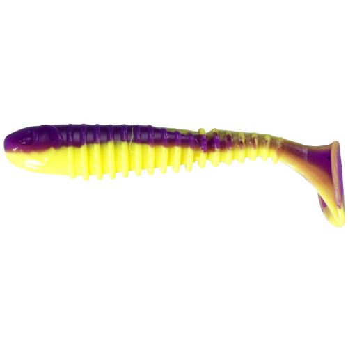 Berkley gumová nástraha flex rib purple chartreuse