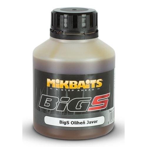 Mikbaits booster BigS Oliheň Javor 250 ml