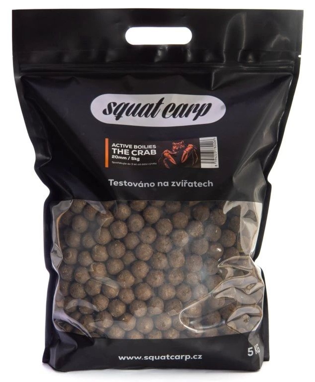 Squat carp active boilies the crab - 5 kg 20 mm
