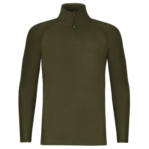 Korda Tričko Kool UPF Zip Jersey Dark Olive