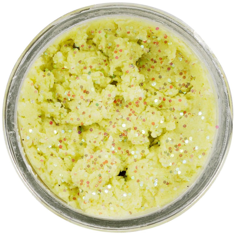 E-shop Berkley cesto na pstruhy natural glitter troutbait cesnak - trblietavá cesnaková
