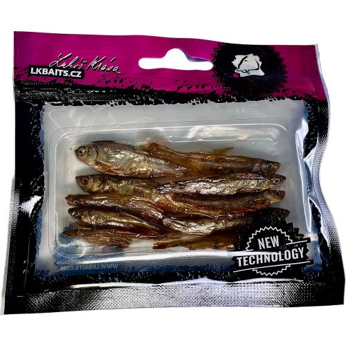 LK Baits Dipovaná Rybička Predátor M 10 ks 5-8 cm