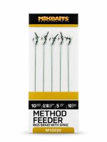 Mikbaits Method Feeder Nadväzce Z Pletenej Šnúrky S Hrotom 5 ks (2)