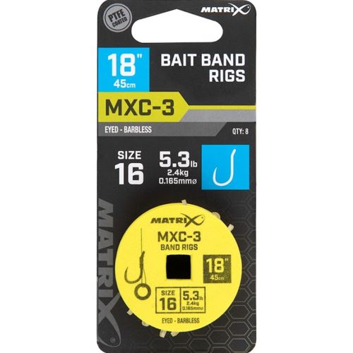 Matrix Nadväzec MXC-3 Barbless Band Rigs 45 cm