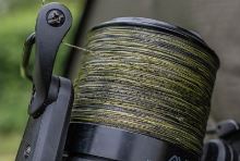 Avid Carp Šokový Vlasec Outline Camo Mono Snag Leader 100 m (2)